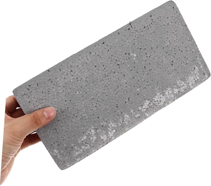 Realistic Foam Bricks Halloween Prank Props 2 Pack Fire Brick Decor Stage Film - Image 3